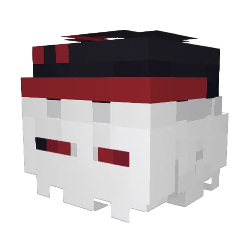 horangis Minecraft avatar head, 3D render