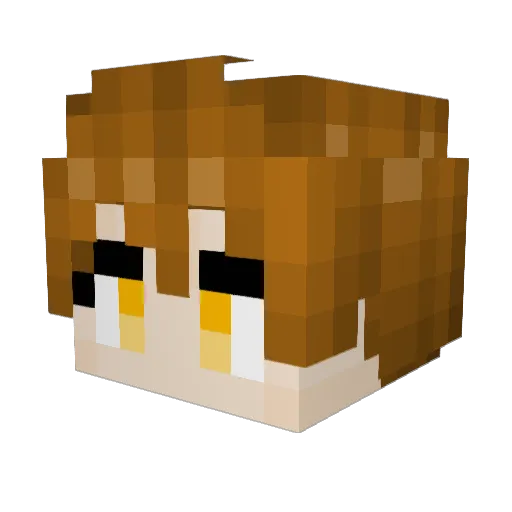horata1320 Minecraft avatar head, 3D render