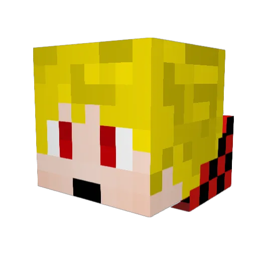 hordehammer Minecraft avatar head, 3D render
