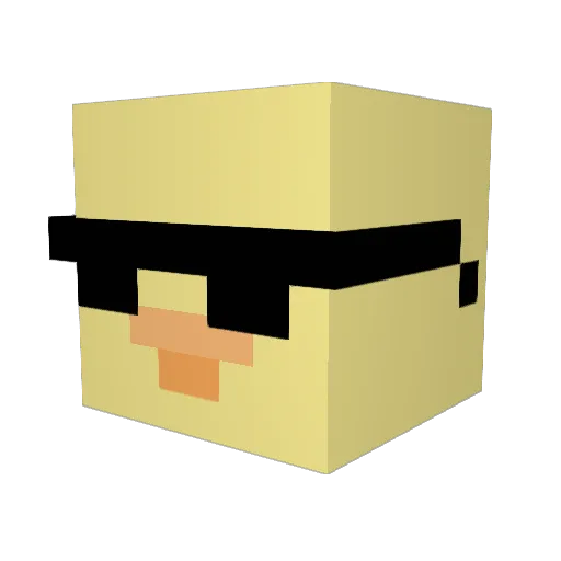 horejenteXD Minecraft avatar head, 3D render