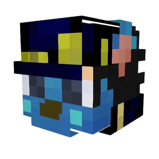 horek_TGJ Minecraft avatar head, 3D render