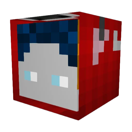 horetio Minecraft avatar head, 3D render