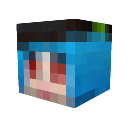 horitto Minecraft avatar head, 3D render