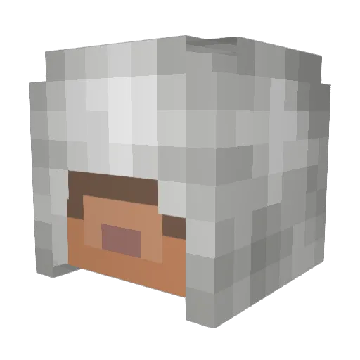 horizon131 Minecraft avatar head, 3D render