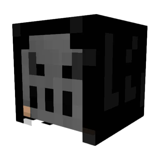 horizonway Minecraft avatar head, 3D render