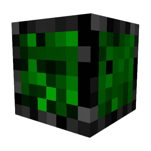 hornbilI Minecraft avatar head, 3D render