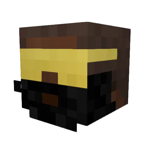 hornguts Minecraft avatar head, 3D render