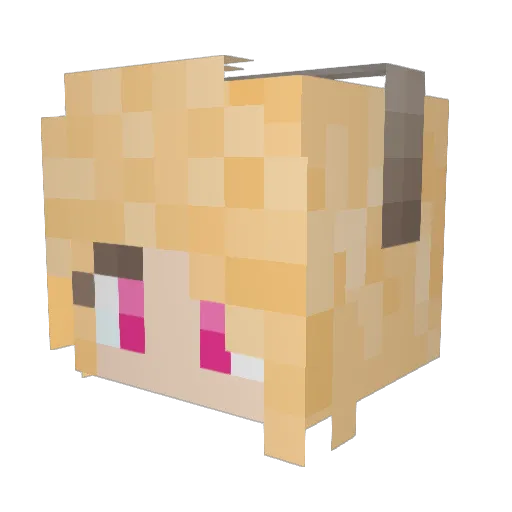 hornimoon Minecraft avatar head, 3D render