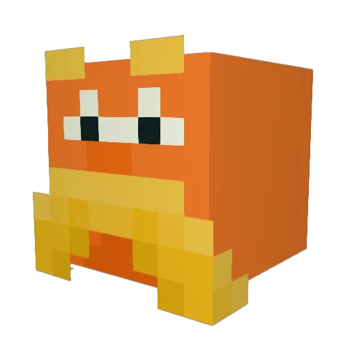 horntiy Minecraft avatar head, 3D render