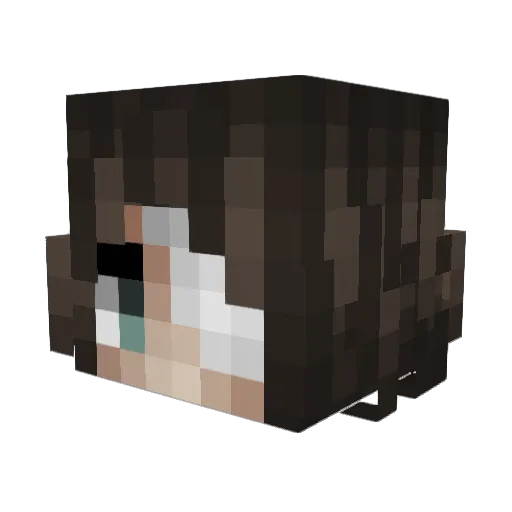 horonfr Minecraft avatar head, 3D render