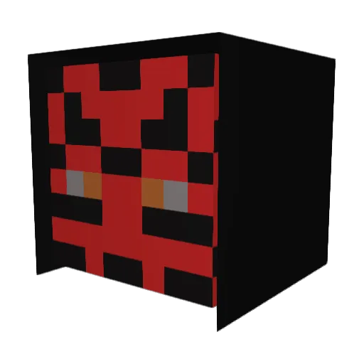 horridh Minecraft avatar head, 3D render