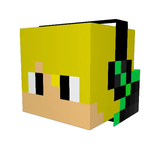 horridharry555 Minecraft avatar head, 3D render
