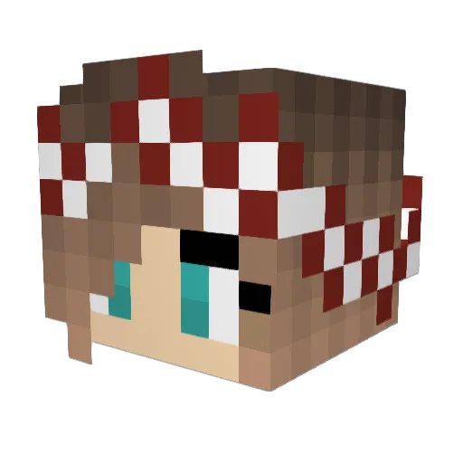 horseylover2002 Minecraft avatar head, 3D render