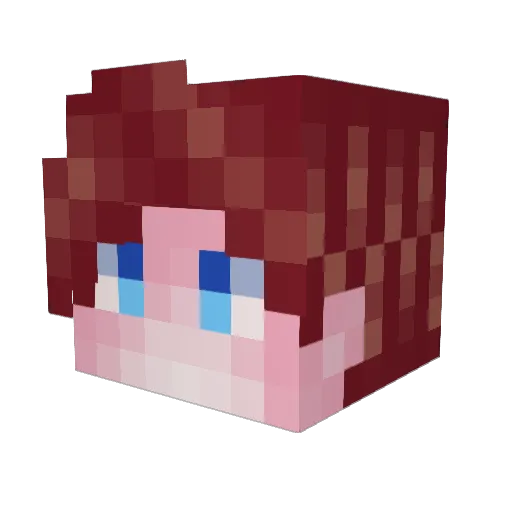 horsley62d Minecraft avatar head, 3D render
