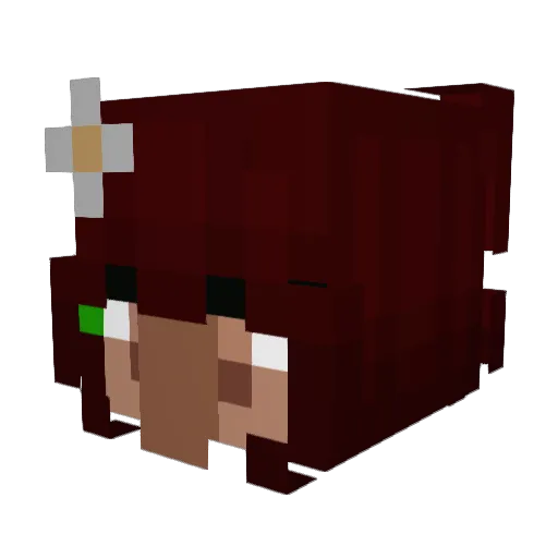 hort4 Minecraft avatar head, 3D render