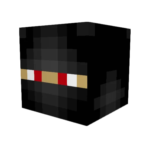 hortsipopo Minecraft avatar head, 3D render
