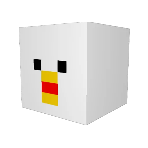 horun5515 Minecraft avatar head, 3D render