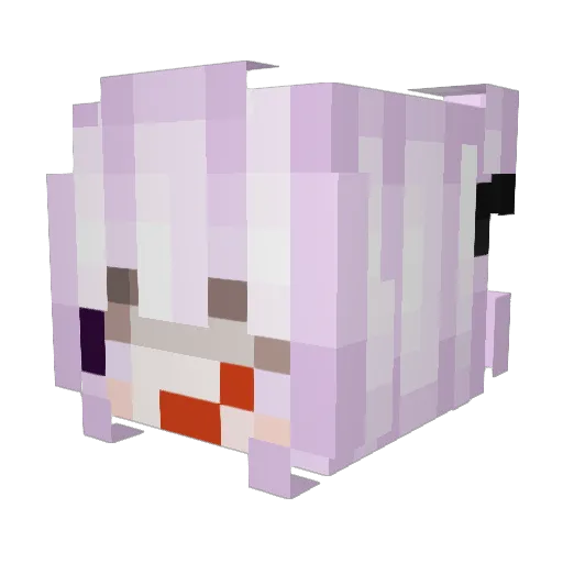 hoseboon_flase Minecraft avatar head, 3D render