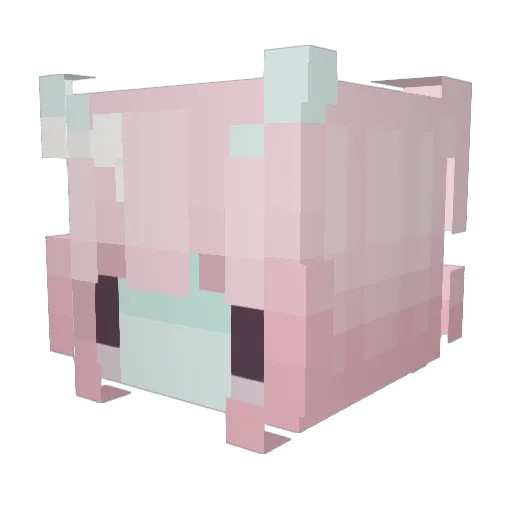 hoshilos Minecraft avatar head, 3D render