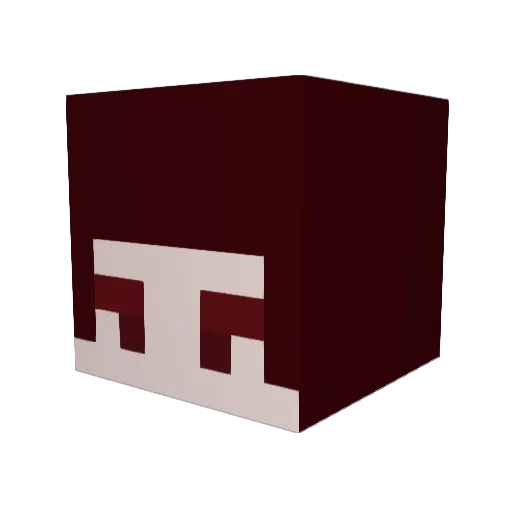 hosimo Minecraft avatar head, 3D render