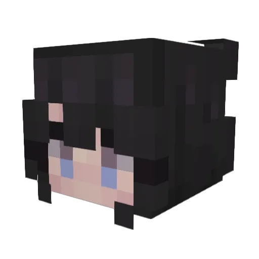 hotStawbi Minecraft avatar head, 3D render