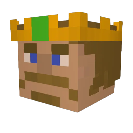 hot_dog2020 Minecraft avatar head, 3D render