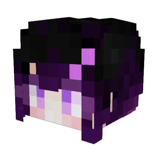 hotamu_ Minecraft avatar head, 3D render