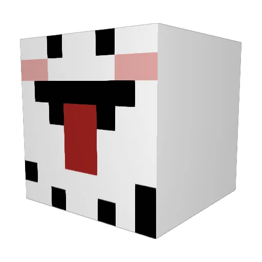 hotaru9884 Minecraft avatar head, 3D render