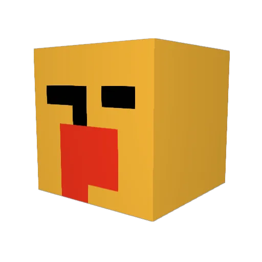 hotba0220 Minecraft avatar head, 3D render