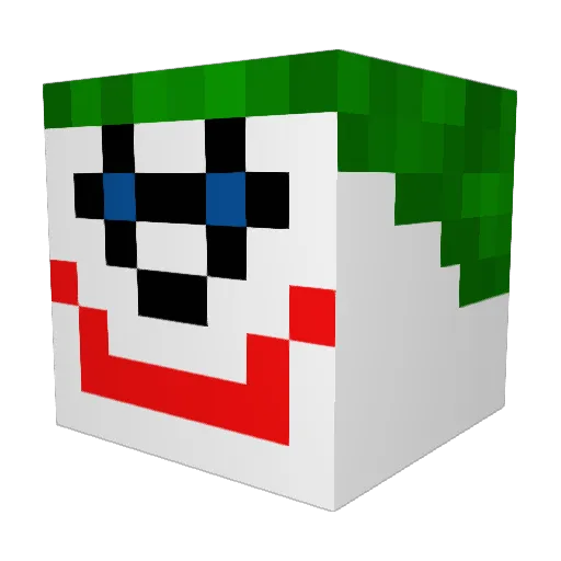 hotdamitzme Minecraft avatar head, 3D render