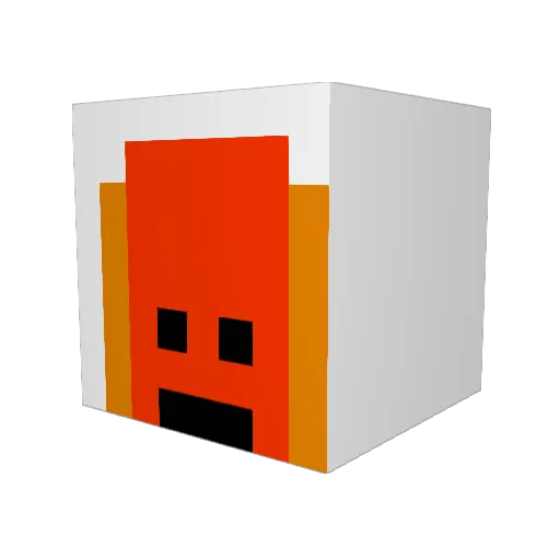 hotdog0897 Minecraft avatar head, 3D render