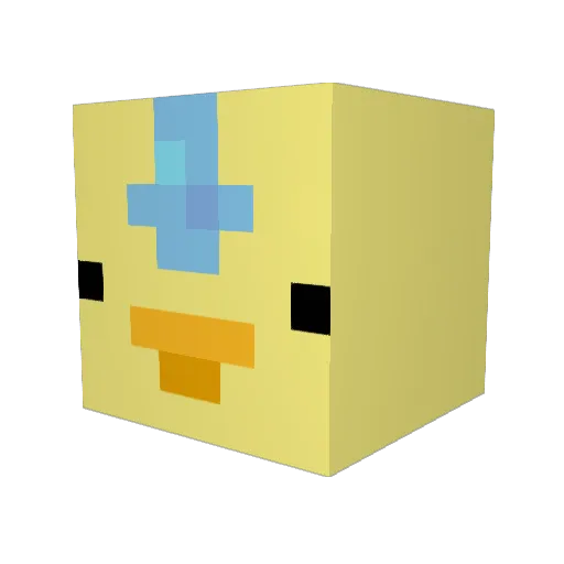 hotdogboy17 Minecraft avatar head, 3D render