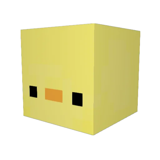 hotdogman09 Minecraft avatar head, 3D render