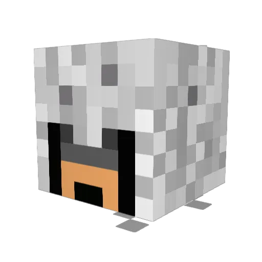 hotdogmuncher69 Minecraft avatar head, 3D render