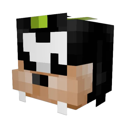 hotelrummet Minecraft avatar head, 3D render
