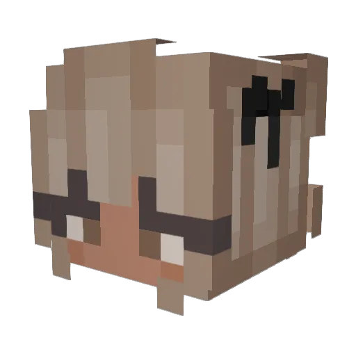 hotgamergf69 Minecraft avatar head, 3D render