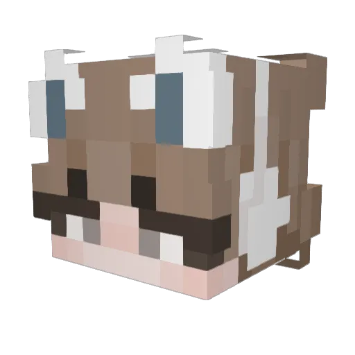 hotgamergf Minecraft avatar head, 3D render