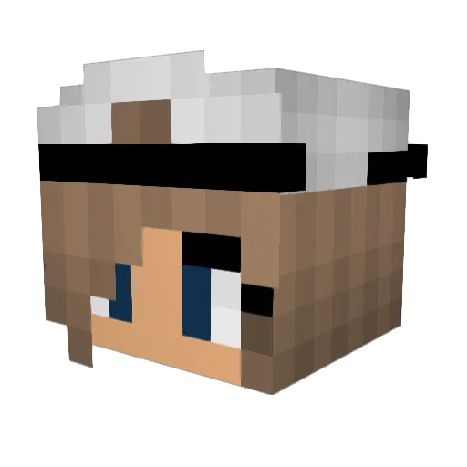 hotgurl12 Minecraft avatar head, 3D render