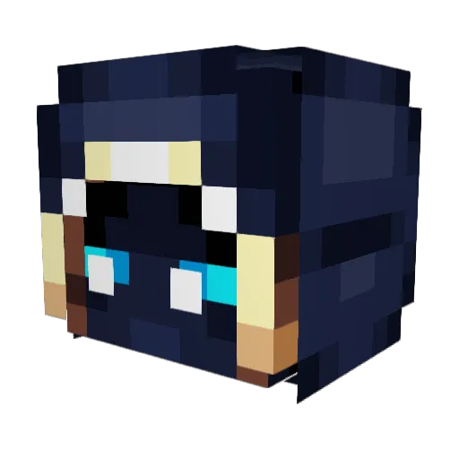 hothaminator Minecraft avatar head, 3D render