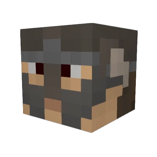 hotkoolaid2 Minecraft avatar head, 3D render