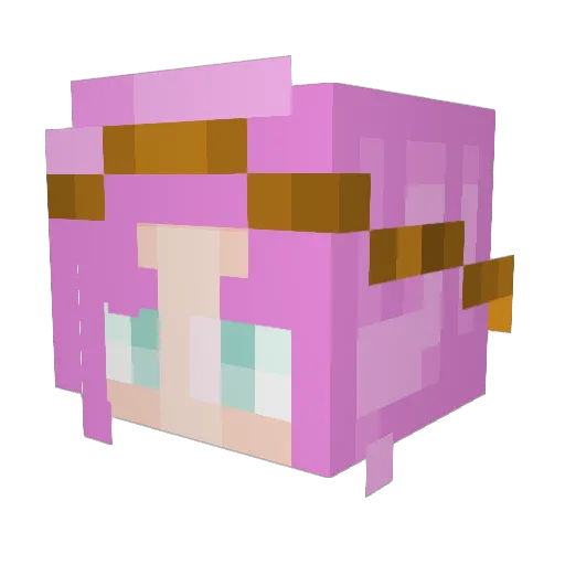 hotkot112 Minecraft avatar head, 3D render