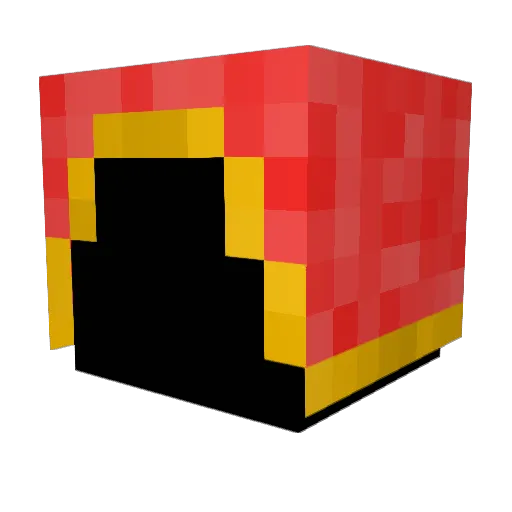hotline1 Minecraft avatar head, 3D render