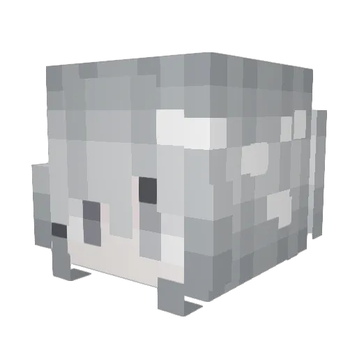 hotlink Minecraft avatar head, 3D render