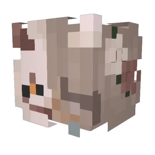 hotspider333 Minecraft avatar head, 3D render