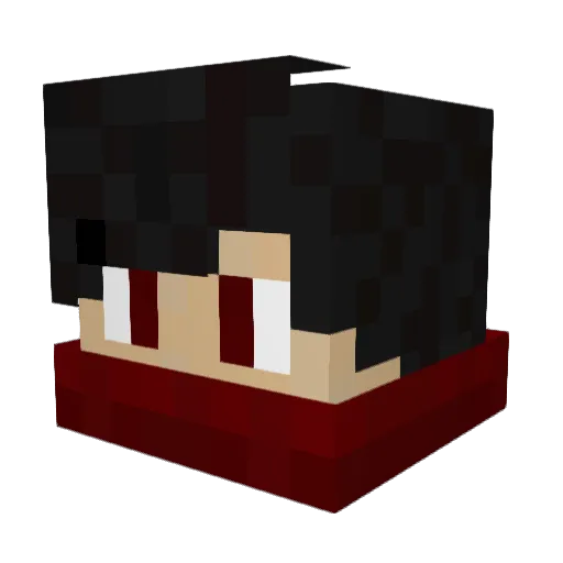 hotwheelsfanatic Minecraft avatar head, 3D render