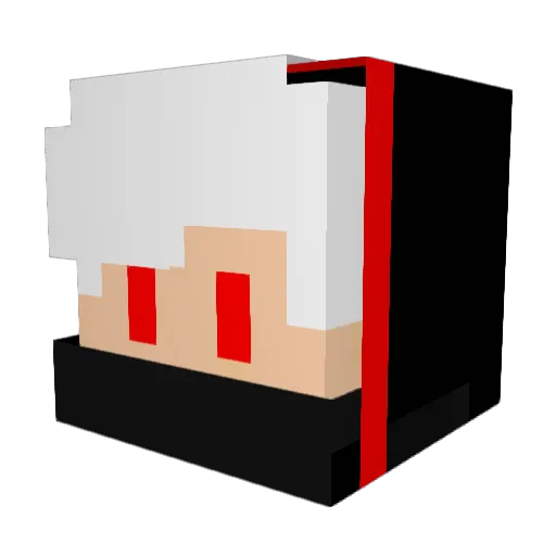 hotwil Minecraft avatar head, 3D render