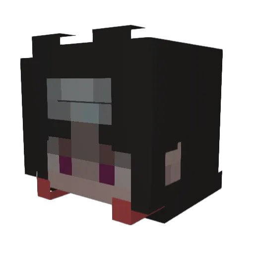 houghrule Minecraft avatar head, 3D render