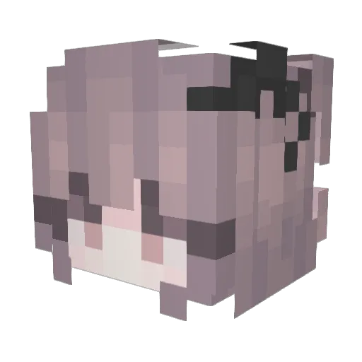 houima Minecraft avatar head, 3D render