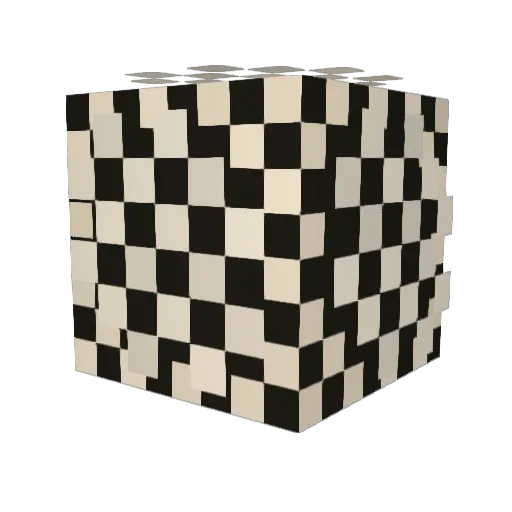 houjebekjo Minecraft avatar head, 3D render