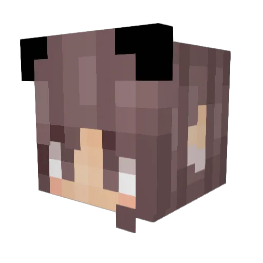 houou2020 Minecraft avatar head, 3D render